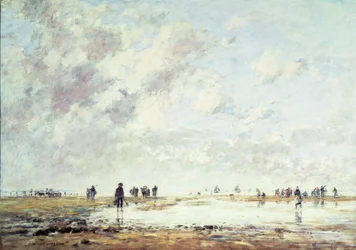 Laag tij bij Etaples, 1886